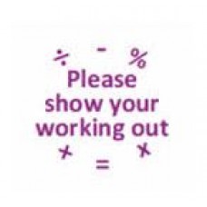 63607 Please show your working out Classmate Teacher Reward Stamp