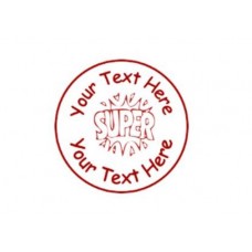 22mm Super Pre-Inked Custom Teacher Reward Stamp