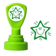 Stamper Solutions Smiley Star Pre Inked Stamper - Green