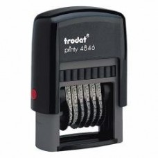 Trodat 89375 - Printy Numberer 4846 Black