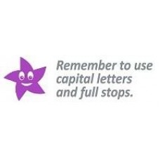 Rember to use capital letters and full stops Self Inking Teacher Reward Stamp