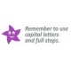 Rember to use capital letters and full stops Self Inking Teacher Reward Stamp