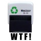 Maxstamp MAX1WTF Self-inking stamp.