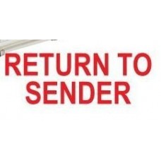 Return to Sender (36x13mm) Self inking Stamp