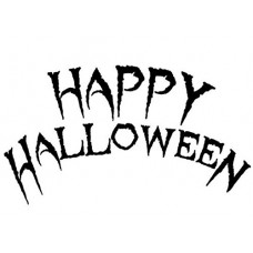 Happy Halloween - Self inking stamp (46 x 16mm)