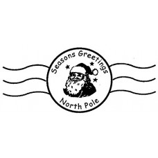 North Pole Stamp - self inking - 57 x 21mm