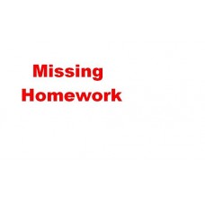 Missing Homework - self inking teacher stamp 36 x 13mm