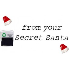 Secret Santa stamp - self inking 46 x 16