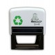 Personalised Custom Made Self Inking Rubber Stamp Address and logo - Upto 7 lines of text with logo - 73 x 35 mm