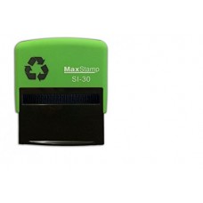 Recyclable Personalised Custom Made Self Inking Rubber Stamp (up to 6 lines of Text) 57x21mm