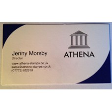 Personalised Business Card Stamp - 35 x 73mm