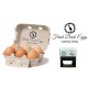 Personalised Duck Egg Box - self inking stamp - 73 x 35mm