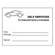 Self Service - Self inking stamp - 50 x 30 mm