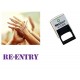 Re-Entry hand stamp - suitable for Festivals, Parties, Pubs, Special Events - Exhibitions self inking Violet stamp 28 x 6mm