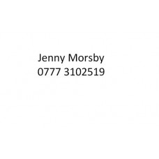 Name and Phone number - Personalised Self inking stamp - black ink 28 x 6mm