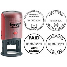 Personalised 30mm Dater Stamp - Trodat 46130