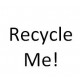 Recycle Me ! - Loyalty reward self inking stamp - 11 mm