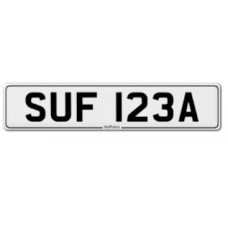 Personalised Vehicle Registration Self inking Stamp - 28 x 6mm