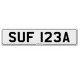 Personalised Vehicle Registration Self inking Stamp - 28 x 6mm