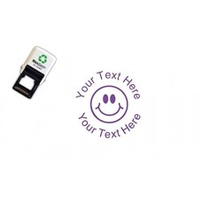 Personalised Smiley Face - Teacher reward Self Inking Stamp - 25mm