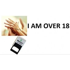 I AM OVER 18 - HAND STAMP - suitable for Festivals, Parties, Pubs, Special Events - Exhibitions self inking safe water based ink BLACK INK stamp 28 x 6mm