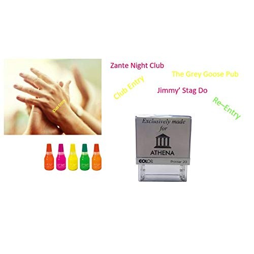 Personalised Hand Stamp Ideal for Your Club Pub Party Event