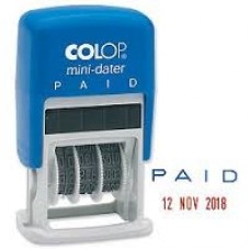 Colop S160l2 Mini Dater "Paid"