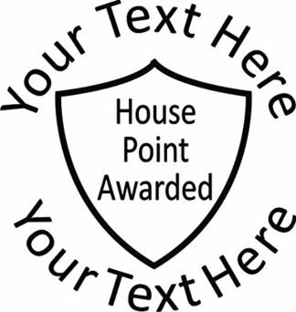 House Point 19mm Personalised Self Inking Teacher Reward Stamp