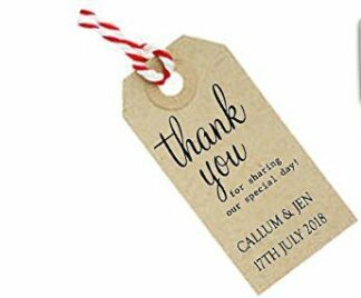 Personalised Thank you stamp 57 x 21mm (Max 3)