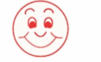 Smiley face - Teacher reward stamp