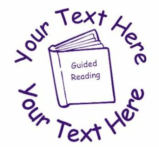 22mm Pre-Inked Custom, Personalised Teacher Stamp - Guided reading