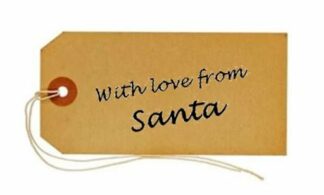 With love from Santa - Self inking stamp 46 x16 mm