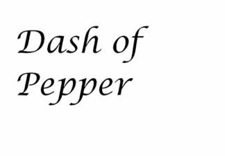 Dash of Pepper - Loyalty reward stamp - 11 x 11 mm