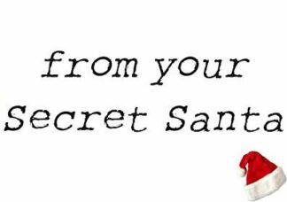 Secret Santa stamp - self inking 46 x 16