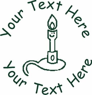 22mm Pre-Inked Custom, Personalised Teacher Stamp - Chemistry