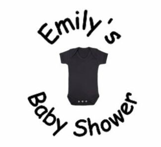 22mm Pre-Inked Custom, Personalised stamp - Baby Vest