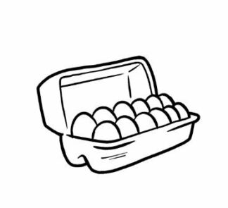 Loyalty Reward Self Inking stamp - Egg box