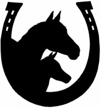 Loyalty Reward Self Inking stamp - Horse/Horse shoe