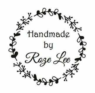Handmade Personalised Self inking stamp - Ideal for hand made cards - 28mm Dia