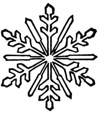 Loyalty Card Self Inking stamp - Snowflake