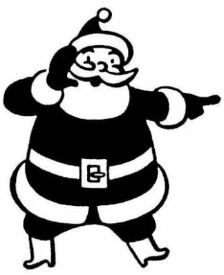 Loyalty Reward Card Self Inking Stamp - Santa