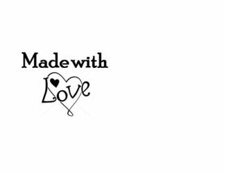 Made with Love - self inking stamp - 28mm