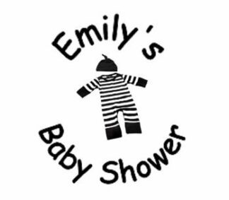 22mm Pre-Inked Custom, Personalised stamp - Baby Grow