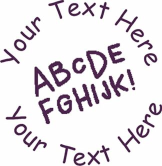 22mm Pre-Inked Custom, Personalised Teacher Stamp - Spelling