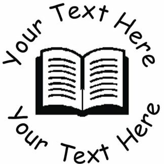 22mm Pre-Inked Custom, Personalised Teacher Stamp - Brilliant Reading!