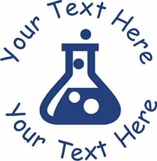 22mm Pre-Inked Custom, Personalised Teacher Stamp - Science