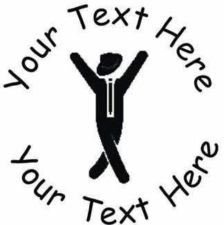 22mm Pre-Inked Custom, Personalised Teacher Stamp - Dance