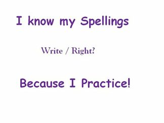 I practice my spelling - self inking teacher reward stamp - 28mm