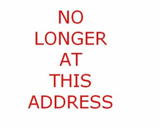 NO LONGER AT THIS ADDRESS - Self inking stamp - Red Ink - 28mm