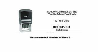 COLOP Printer 53 - Custom Date Stamp